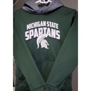 Pro Edge Michigan State Spartans Official Youth Pullover Hoodie Green Size Large